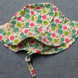 Adjustable Green Flower UV Resistant Sunhat